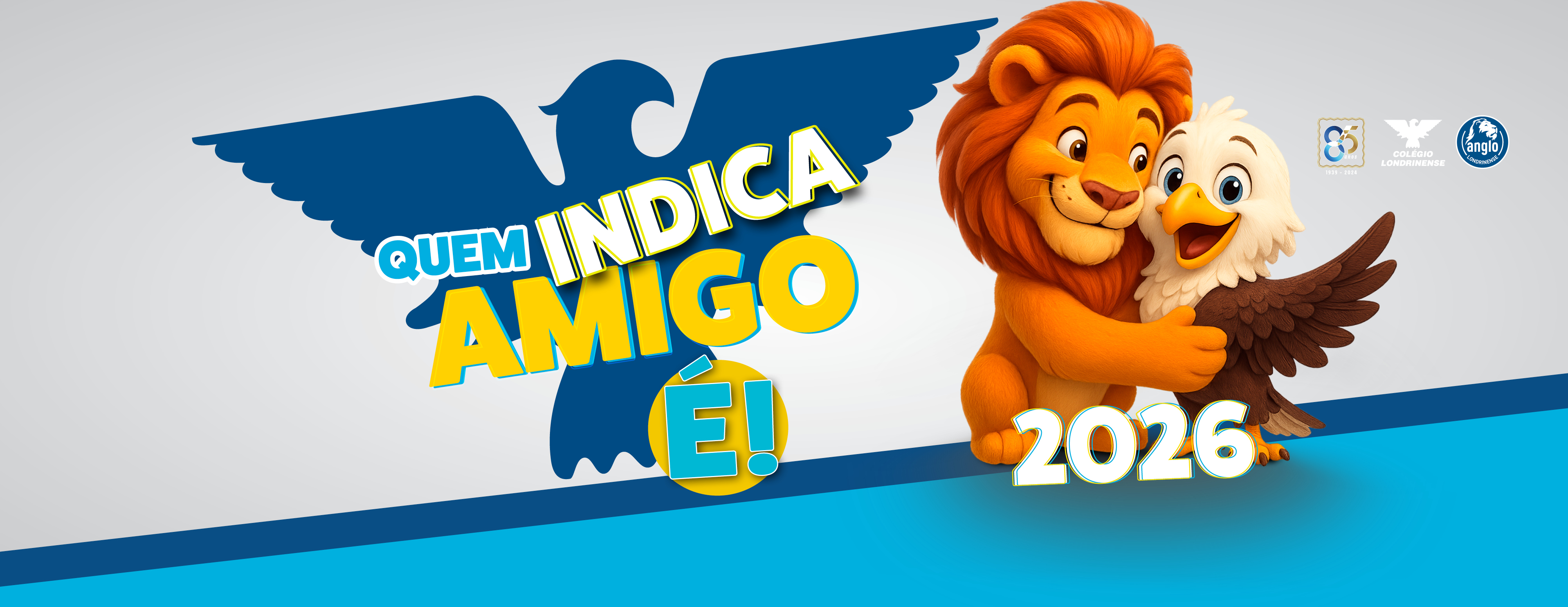 Banner indique amigos